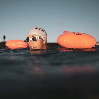 Zone3 Swim Safety Buoy/Tow Float Recycled - Fluro Orange