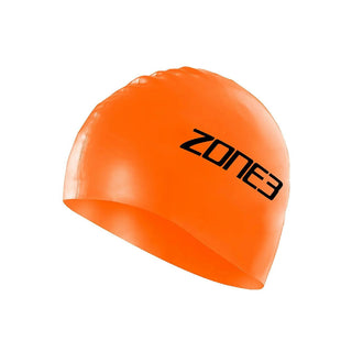 Zone3 Silicone Swim Cap - Orange