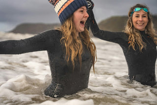 Zone3 Women's Ows Ti Long Sleeve Thermal High Neck Costume - Black/Silver