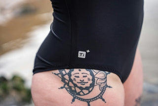 Zone3 Women's Ows Ti Long Sleeve Thermal High Neck Costume - Black/Silver