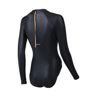 Zone3 Women's Ows Ti Long Sleeve Thermal High Neck Costume - Black/Silver