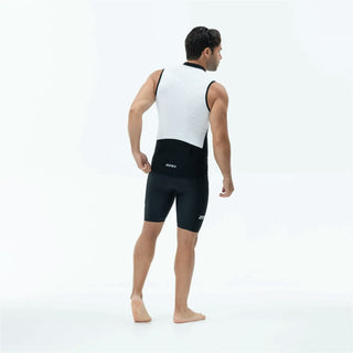 Zone3 Men's Lava Long Distance Tri Shorts - Black/White