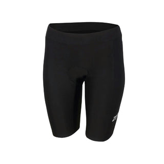 Zone3 Women's Lava Long Distance Tri Shorts - Black/White
