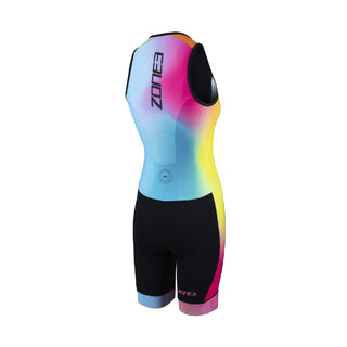 Zone3 Women's Activate+ Sleeve Less Trisuit - Neon/Black