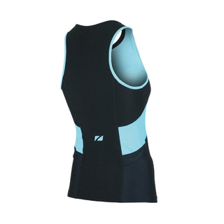 Zone3 Women's Activate Tri Top - Black/Turquois