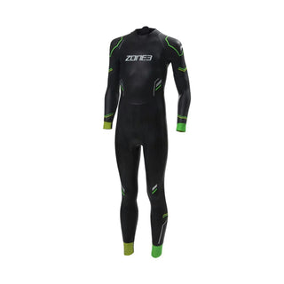 Zone3 Junior Adventure Tri/Open Water Swimming Wetsuit - Black/Green