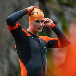 Zone3 Men's Versa Swim-run Wetsuit - Black/Orange