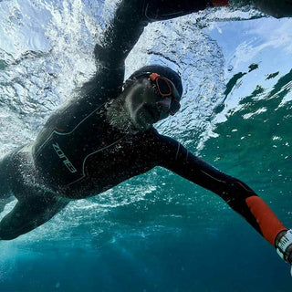 Zone3 Men's Vanquish-X Wetsuit - Black/Orange