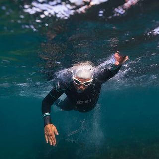 Zone3 Women's Advance Wetsuit - Black/Turquois