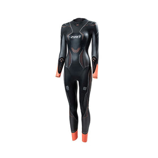 Zone3 Women's Vanquish-X Wetsuit - Black/Orange