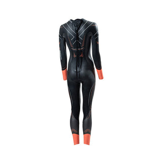 Zone3 Women's Vanquish-X Wetsuit - Black/Orange