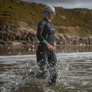 Zone3 Women's Vision Wetsuit - Black/Turquois