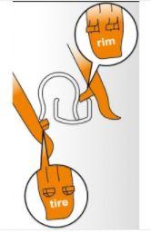 IceToolz Clamp Type Duo Functional Tyre Tool