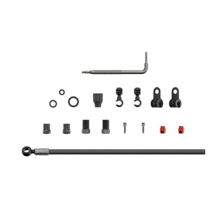 SRAM Disc Brake Hydraulic Hose Kit - Black Banjo -2000mmBlk(inc. banjo -  fittings) - Level ULT/TLM (A1) - CODE R/RS/RSC/ULT/SLV/BRZ (B1/C1) - Red eTap HRD -S900 Monoblock