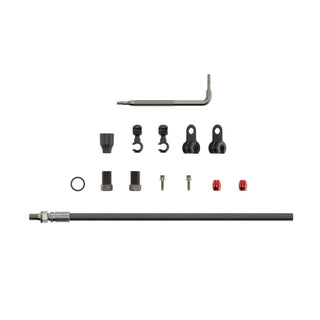 SRAM Disc Brake Hydraulic Hose Kit - Threaded Inline Crimp -2000mmBlk (inc. crimp -  fittings) - Elixir 5/7/9/R/CR/X0 -Guide RSC (A1) -Guide R/RS (A1) -DB5 -Level TL/BRZ 2P