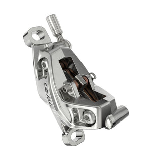 SRAM Disc Brake Level Ultimate Stealth 4 Piston - Carbon Lever - Ti Hardware - Reach Adj - Clear Ano Rear 2000mm Hose (includes MMX Clamp - Rotor/Bracket sold separately) C1