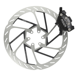 SRAM Disc Brake Maven Silver - Aluminum Lever - Stainless Hardware - Reach/Contact Adj -SwingLink - Black Front 950mm Hose (includes MMX Clamp -20P-2 Bracket) A1