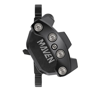 SRAM Disc Brake Maven Silver - Aluminum Lever - Stainless Hardware - Reach/Contact Adj -SwingLink - Black Front 950mm Hose (includes MMX Clamp -20P-2 Bracket) A1