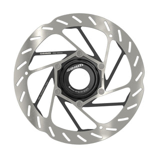 SRAM Rotor HS2 200mm 6-bolt (includes Steel rotor bolts) Rounded