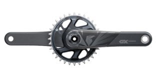 SRAM Crank GX Eagle Boost 148 DUB 12s 165 w DM 32t X-SYNC 2 Chainring Lunar (DUB Cups/Bearings Not Included)