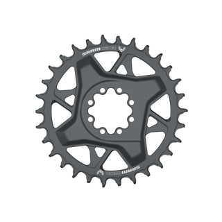 SRAM Chain Ring T-TYPE 34T DM 3mm Offset Eagle (including 8 bolts) Black - XXSL D1