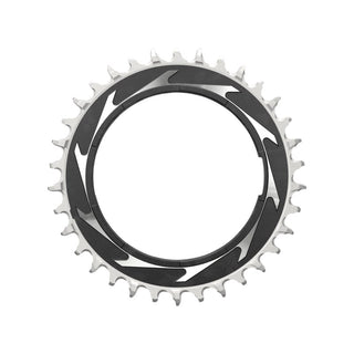 SRAM Chain Ring T-TYPE 36T Powermeter Threaded 3mm Offset Eagle (including pin thread backup and screw) - Black/Silver XXSL D1