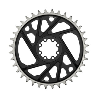 SRAM Chain Ring T-TYPE 38T DM 3mm Offset Eagle (including 8 bolts) Black - XXSL D1