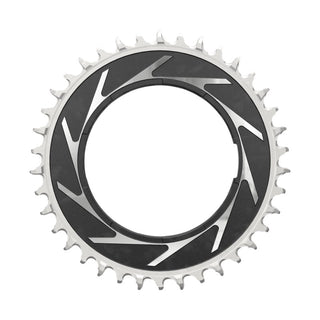 SRAM Chain Ring T-TYPE 34T Powermeter Threaded 0mm Offset Eagle (including pin thread backup and screw) - Black/Silver XXSL D1