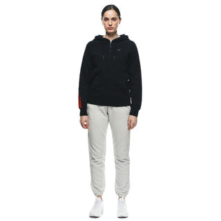 Dainese Casual Logo Lady Hoodie - Black/Black