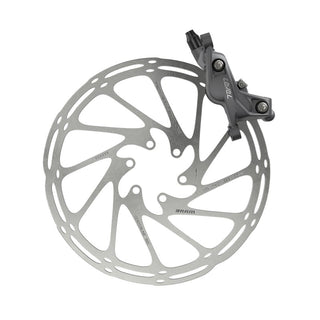 SRAM Disc Brake Level Bronze Stealth 4 Piston -  Aluminum Lever - Stainless Hardware - Reach Adj - Blast Dark Polar Front 950mm Hose (includes MMX Clamp - Rotor/Bracket sold separately) C1