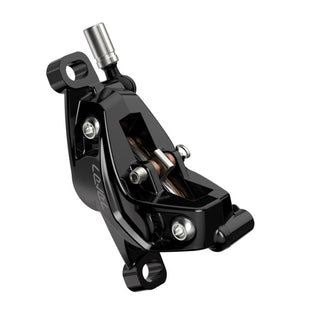 SRAM Disc Brake Level Silver Stealth 4 Piston -  Aluminum Lever - Stainless Hardware - Reach Adj - Black Ano Front 950mm Hose (includes MMX Clamp - Rotor/Bracket sold separately) C1