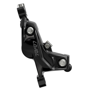 SRAM Disc Brake Level Silver Stealth 4 Piston -  Aluminum Lever - Stainless Hardware - Reach Adj - Black Ano Front 950mm Hose (includes MMX Clamp - Rotor/Bracket sold separately) C1