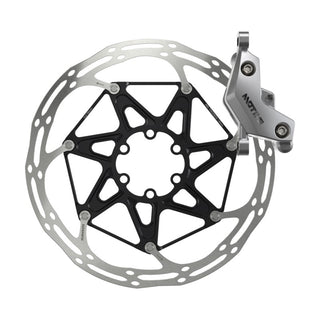 SRAM Disc Brake Motive Ultimate Stealth Expert Kit- Carbon Lever - Tool Free Reach - Bleeding Edge -Black/Teal Splatter - Front950 -Rear2000 (includes MMX Clamps -Rotors -Brackets) A1