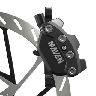SRAM Disc Brake Maven Base - Aluminum Lever - Stainless Hardware - Reach Adj - Diffusion Black - Front/Rear - 2000mm Hose (includes MMX Clamp -20P-2 Bracket -Bleeding Edge Tool) A1