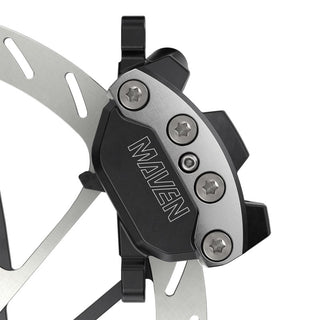 SRAM Disc Brake Maven Ultimate Stealth - Aluminum Lever - Ti Hardware - Reach/Contact Adj  -SwingLink - Clear Ano Front 950mm Hose (includes MMX Clamp -20P-2 Bracket) A1