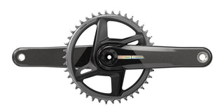 SRAM Crankset Force 1x Wide D2 DUB - Unicorn Grey w/Laser Foil - 165mm DM 40T (BB not included)