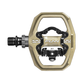 FUNN Clast SPD Single Side Clip-In Pedal Pair - Pilsner