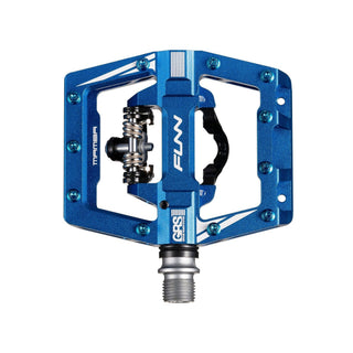 FUNN Mamba S SPD Clipless MTB Single Sided Pedal Pair - Blue