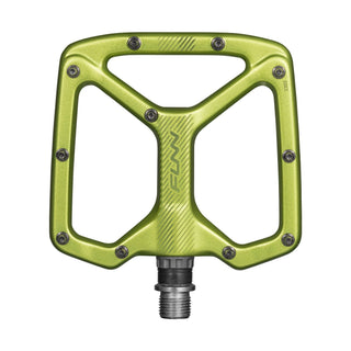 FUNN Python V2 Flat MTB Alloy Pedals - Green