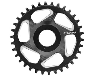FUNN Solo ES Narrow-Wide 38T Chainring For E-Bike - Black