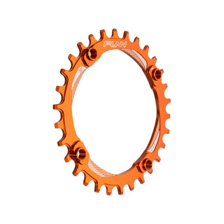 FUNN Solo Narrow-Wide 30T Chainring 104 BCD - Orange