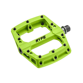 RYFE Ghost Rider MTB Flat Pedals With Sealed Bearing - Green