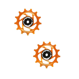 Hope Jockey Wheels Pair - 13 Teeth Orange