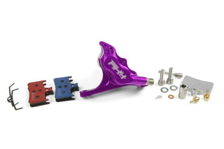 Hope RX4+ Caliper Flatmount+ 20MM Min - Front Purple