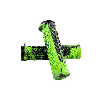 RYFE Bossa Lock-On Grips Pair 30mm Diameter - Black/Green