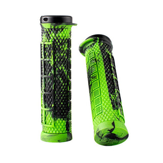 RYFE Bossa Lock-On Grips Pair 30mm Diameter - Black/Green