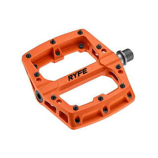 RYFE Ghost Rider MTB Flat Pedals With Sealed Bearing - Orange