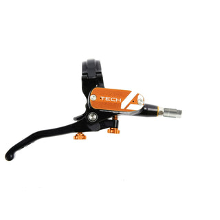 Hope Tech 4 Master Cylinder Complete Right Hand - Black/Orange