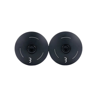 BBB Cycling Aluminium Screw-On End Caps 2pc - Black