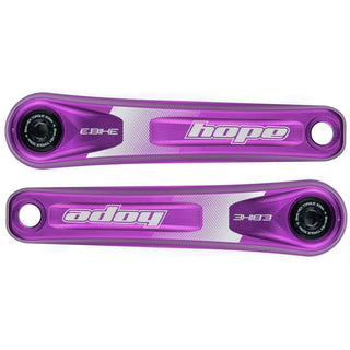 Hope Crankset E-Bike No Spider Narrow - 155mm Purple